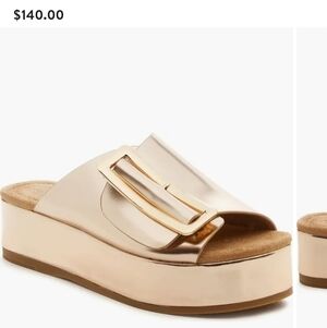 Kelsi Dagger Dover Metallic Wedges Size 8 ($140 Nordstrom)